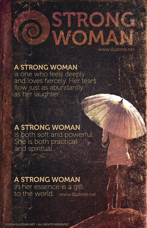 POSTER | A strong woman is a gift to the world.