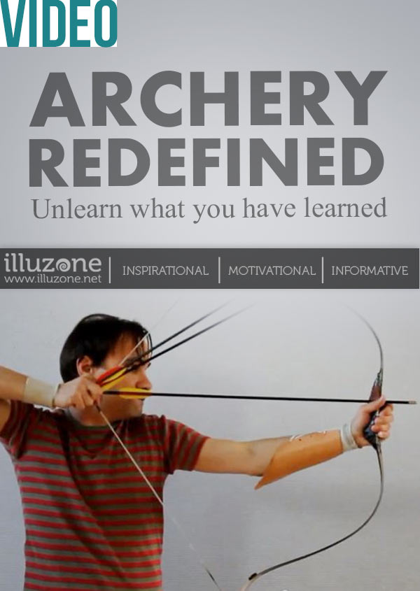 Everything you know about archery is a lie. This guy proves it