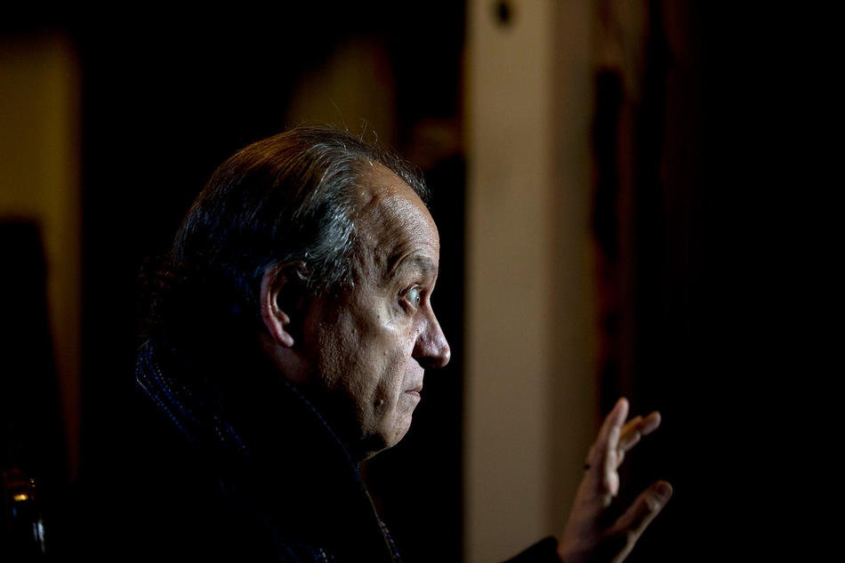 In this July 8, 2013 photo, Dr. Andres Carrasco, a molecular biologist at the University of Buenos Aires, pauses during an interview in Buenos Aires, Argentina. Carrasco found that injecting very low doses of glyphosate, a weed-killer, into embryos can change levels of retinoic acid, causing the same sort of spinal defects in frogs and chickens that doctors are increasingly registering in communities where farm chemicals are ubiquitous. (AP Photo/Natacha Pisarenko)
