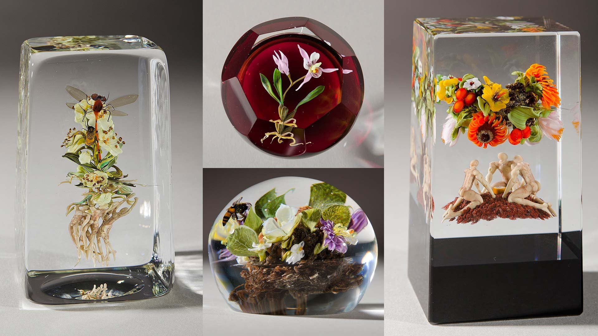 Paul Stankard Artistic Glass Paperweights 4