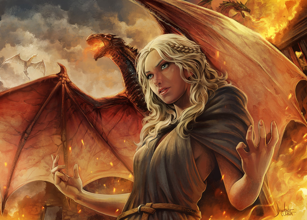 Game of Thrones Fan Art - Daenerys. 